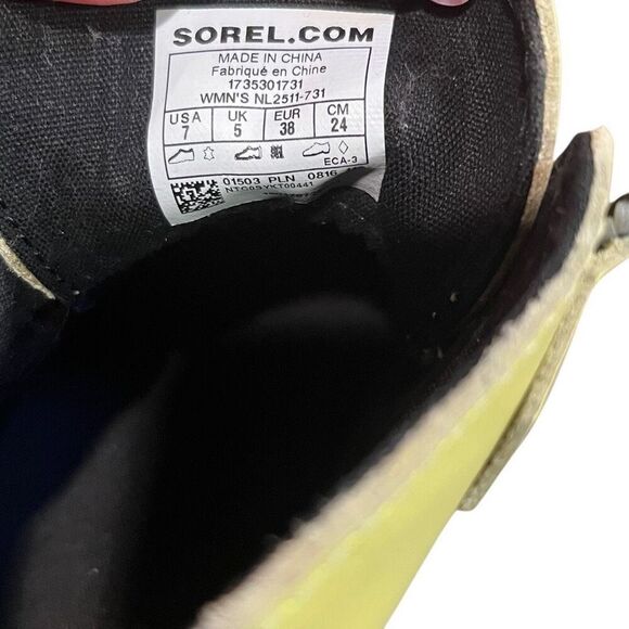 SOREL Out n' About 'Zest Dove' Rain Boots Size 7 - Picture 2 of 10